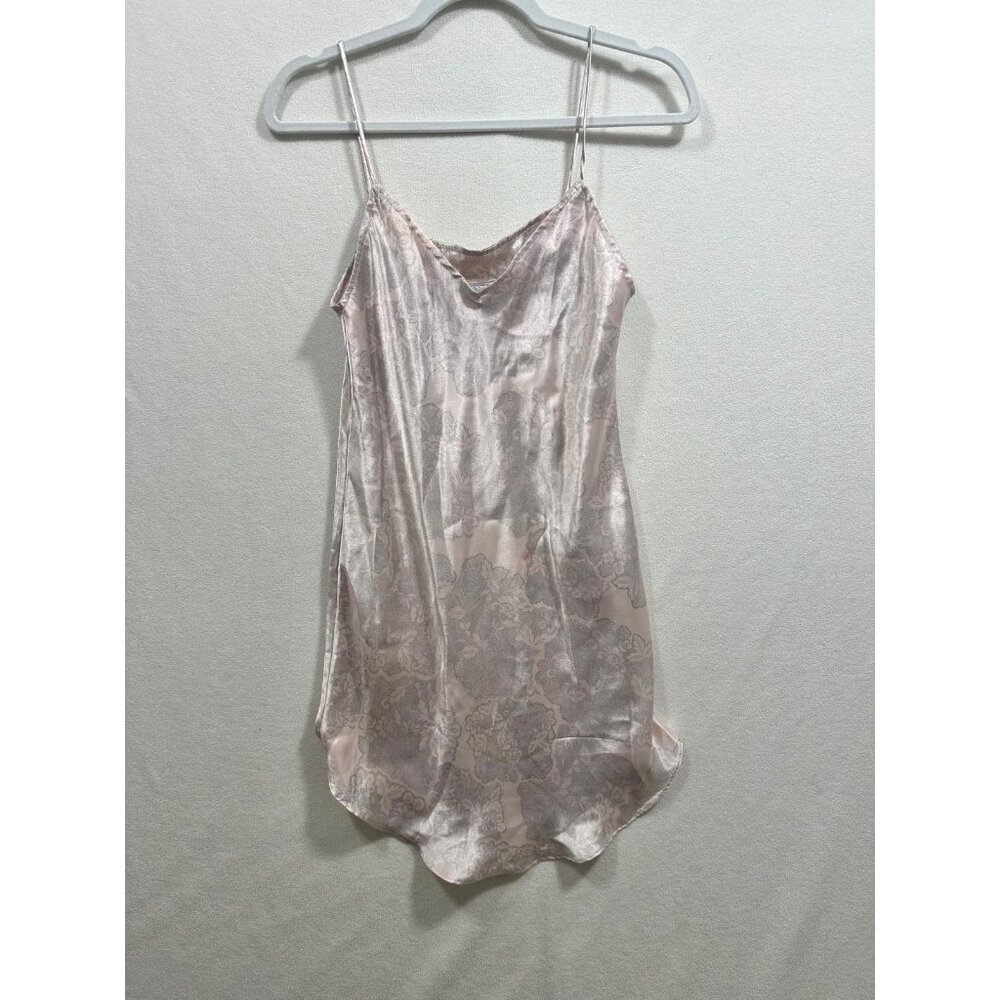Vintage BODY DRAMA Pink Patterned Cami Slip Dress